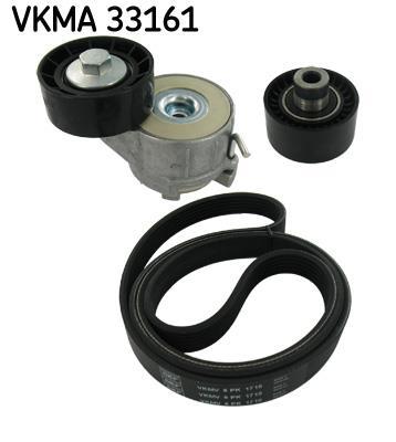 Kit de courroie d'accessoire (Courroie d’alternateur) SKF ref. VKMA 33161